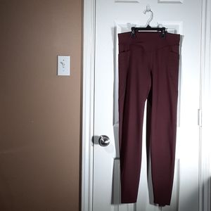 JoyLab Burgundy Workout Leggings